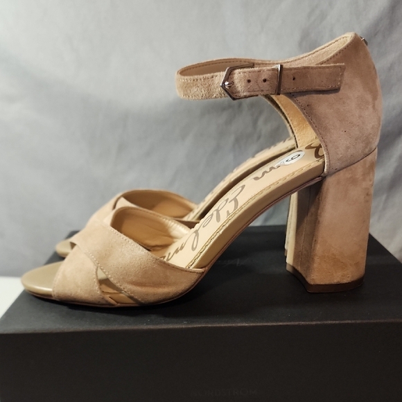 Sam Edelman Tan Block Heel Sandals - Picture 2 of 8